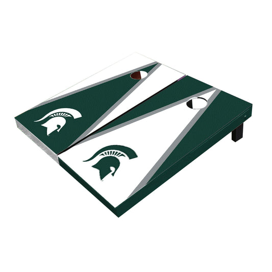 Michigan State Spartans Alternating Triangle Cornhole Boards