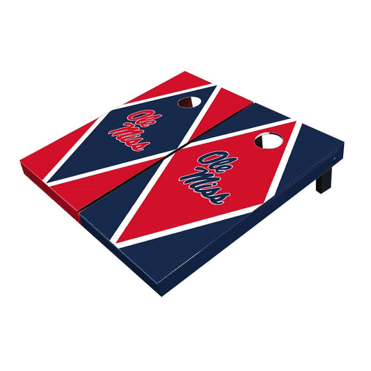 Ole Miss Rebels Alternating Diamond All-Weather Cornhole Boards