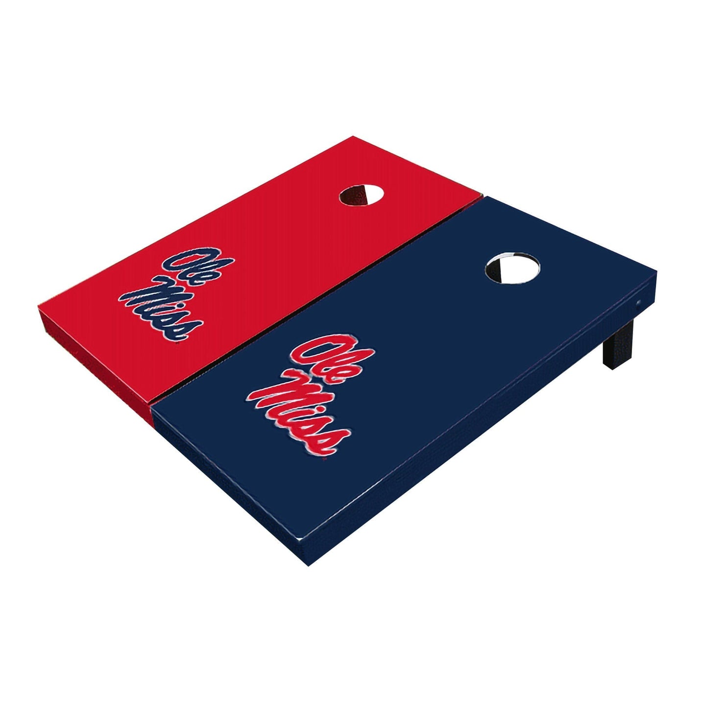 Ole Miss Rebels Alternating Solid All-Weather Cornhole Boards