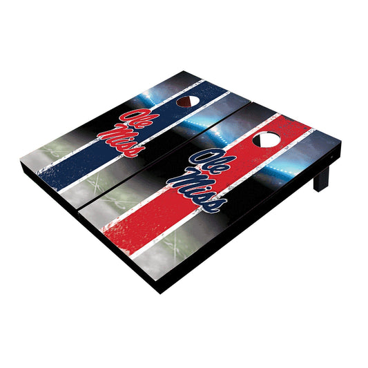 Ole Miss Rebels Field Long Stripe Alternating All-Weather Cornhole Boards