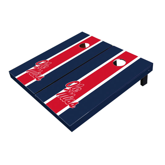Ole Miss Rebels Red And Navy Matching Long Stripe All-Weather Cornhole Boards