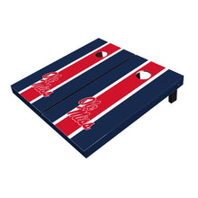 Ole Miss Rebels Red And Navy Matching Long Stripe All-Weather Cornhole Boards
