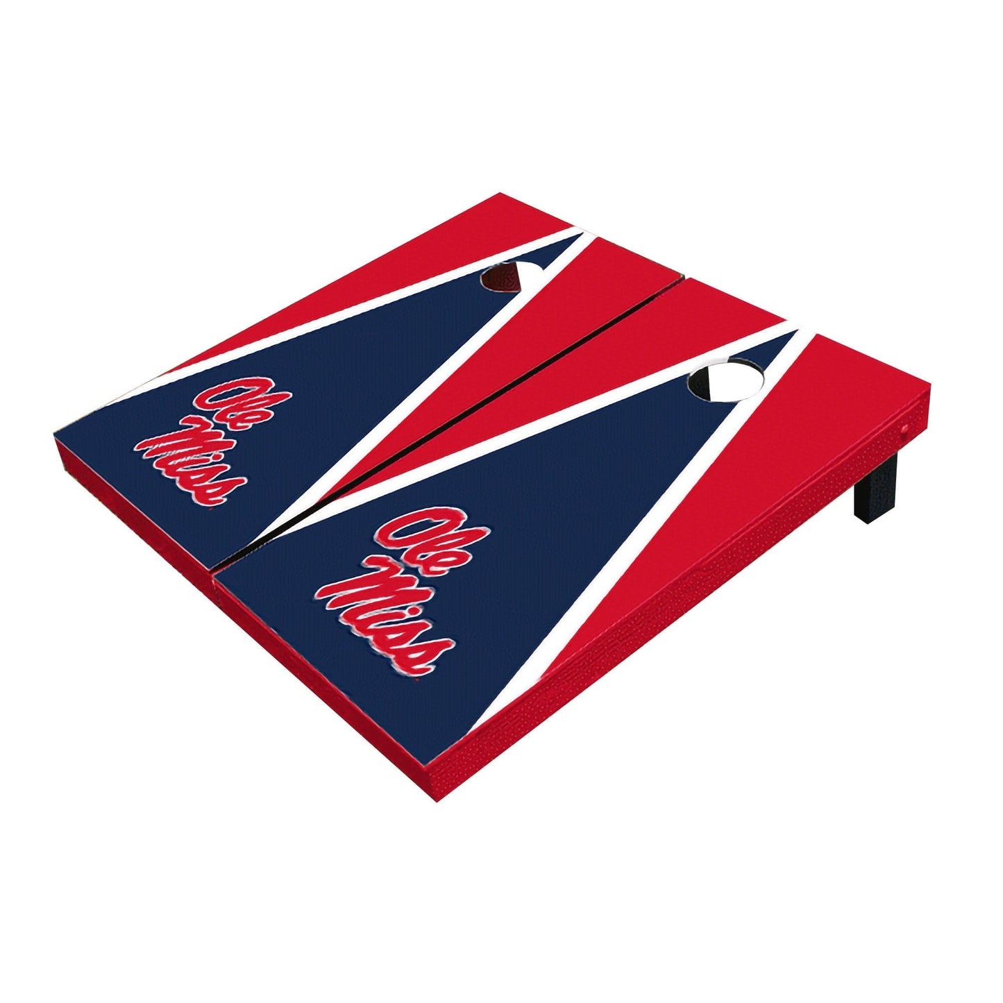 Ole Miss Rebels Navy And Red Matching Triangle All-Weather Cornhole Boards