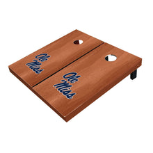 Ole Miss Rebels Solid Rosewood All-Weather Cornhole Boards
