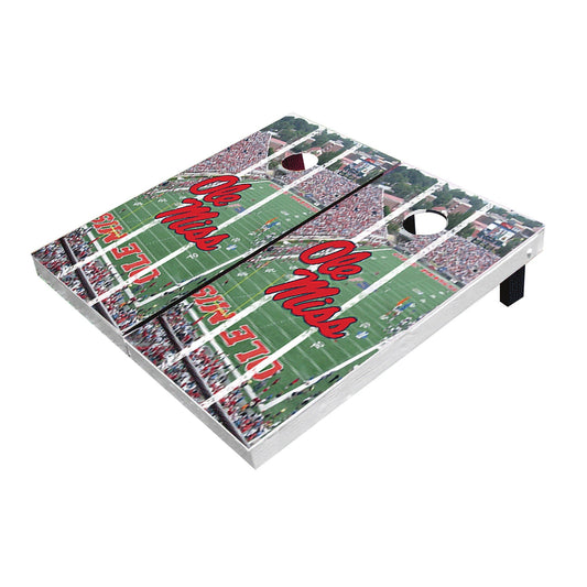 Ole Miss Rebels Stadium Long Stripe Cornhole Boards
