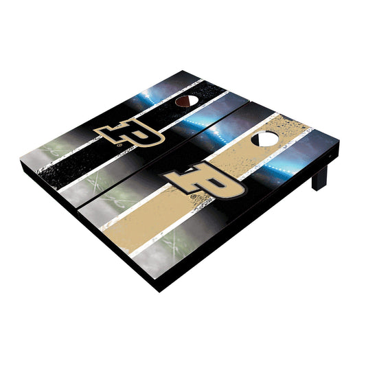 Purdue Boilermakers Field Long Stripe Alternating All-Weather Cornhole Boards
