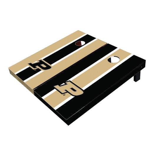 Purdue Boilermakers Alternating Long Stripe Cornhole Boards