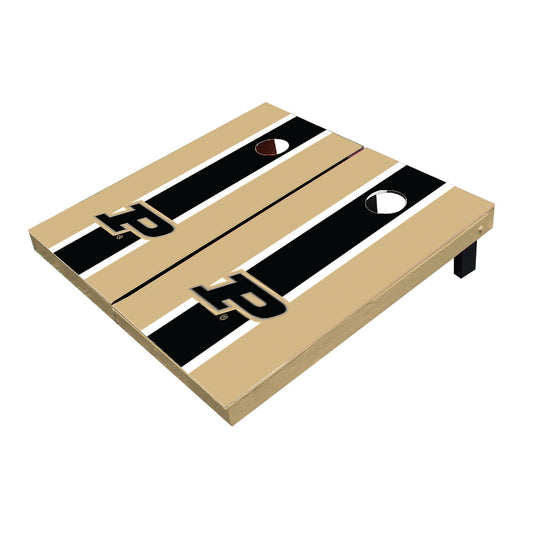 Purdue Boilermakers Black And Gold Matching Long Stripe Cornhole Boards