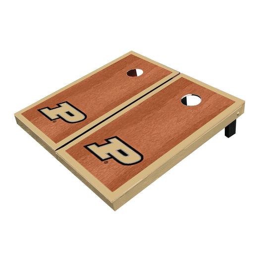 Purdue Boilermakers Gold Rosewood Matching Border Cornhole Boards
