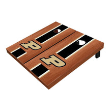 Purdue Boilermakers Black Rosewood Matching Long Stripe All-Weather Cornhole Boards

