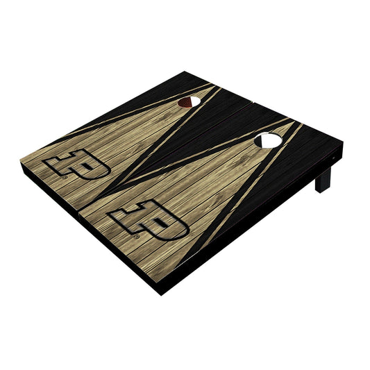 Purdue Boilermakers Gold And Black Matching Triangle Cornhole Boards