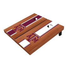 Texas A&M Aggies Rosewood Alternating Long Stripe All-Weather Cornhole Boards
