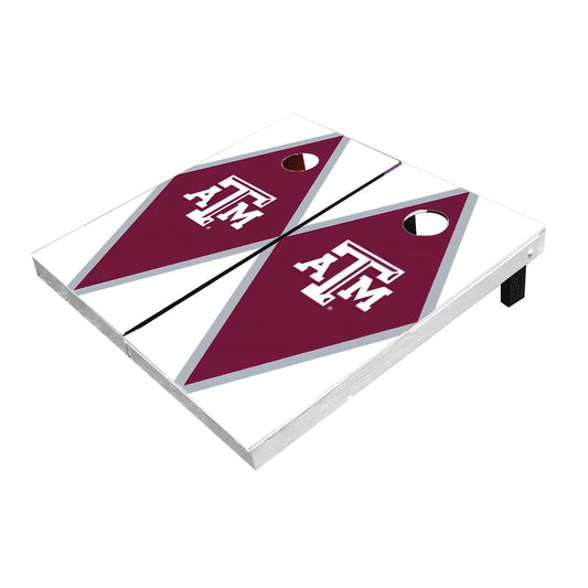 Texas A&M Aggies Maroon and White Matching Diamond Cornhole Boards