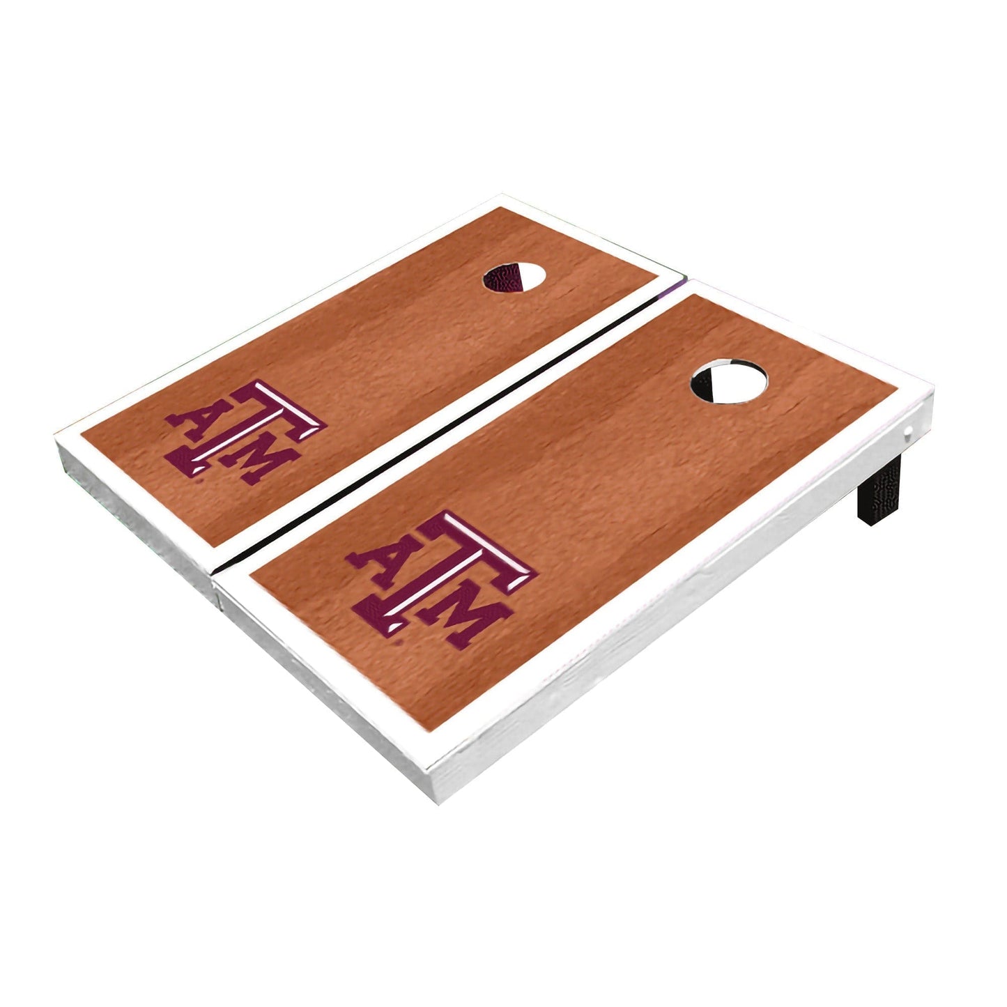 Texas A&M Aggies White Rosewood Matching Borders All-Weather Cornhole Boards