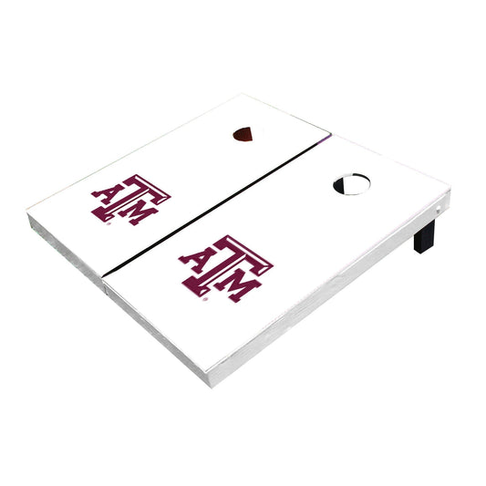 Texas A&M Aggies White Matching Solid All-Weather Cornhole Boards