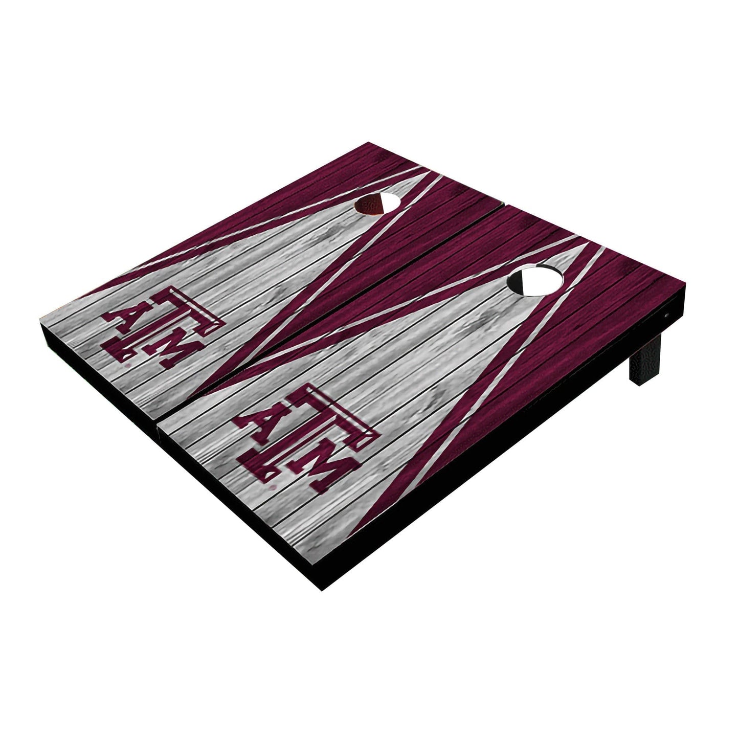 Texas A&M Aggies White and Maroon Matching Triangle All-Weather Cornhole Boards