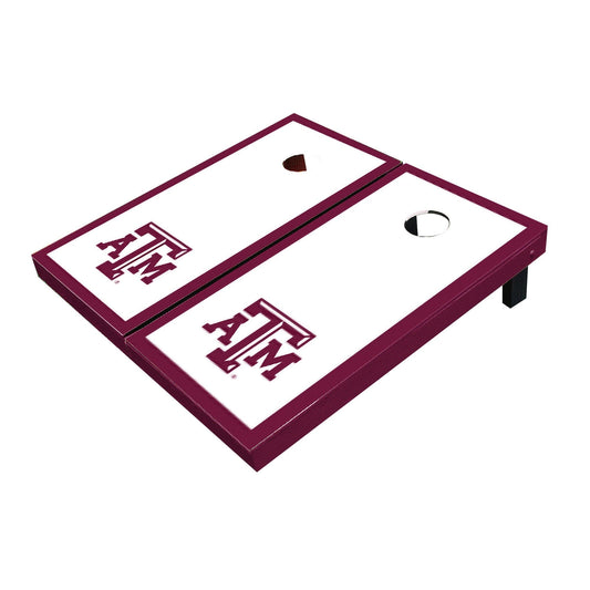 Texas A&M Aggies White Matching Border Cornhole Boards