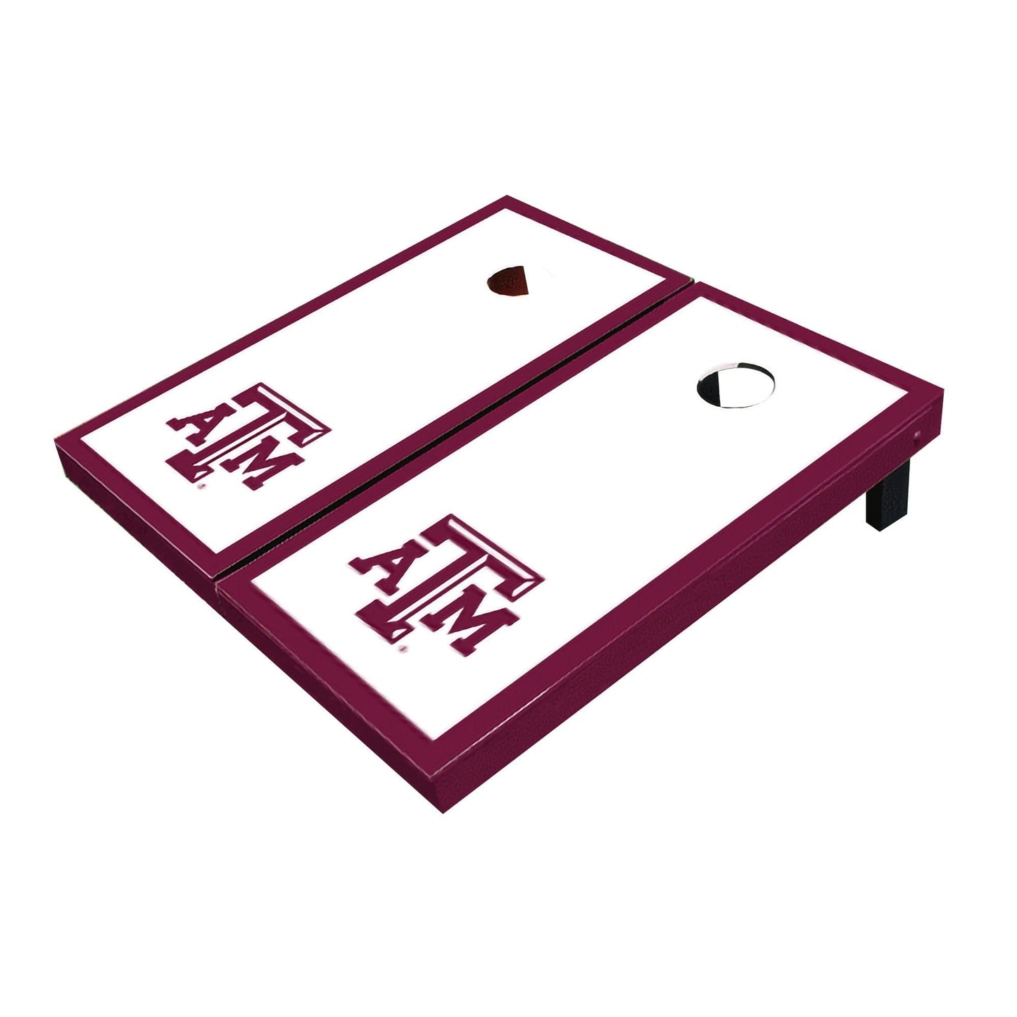 Texas A&M Aggies White Matching Border All-Weather Cornhole Boards