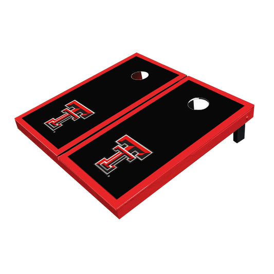 Texas Tech Red Raiders Black Matching Border Cornhole Boards