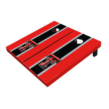 Texas Tech Red Raiders Black And Red Matching Long Stripe Cornhole Boards
