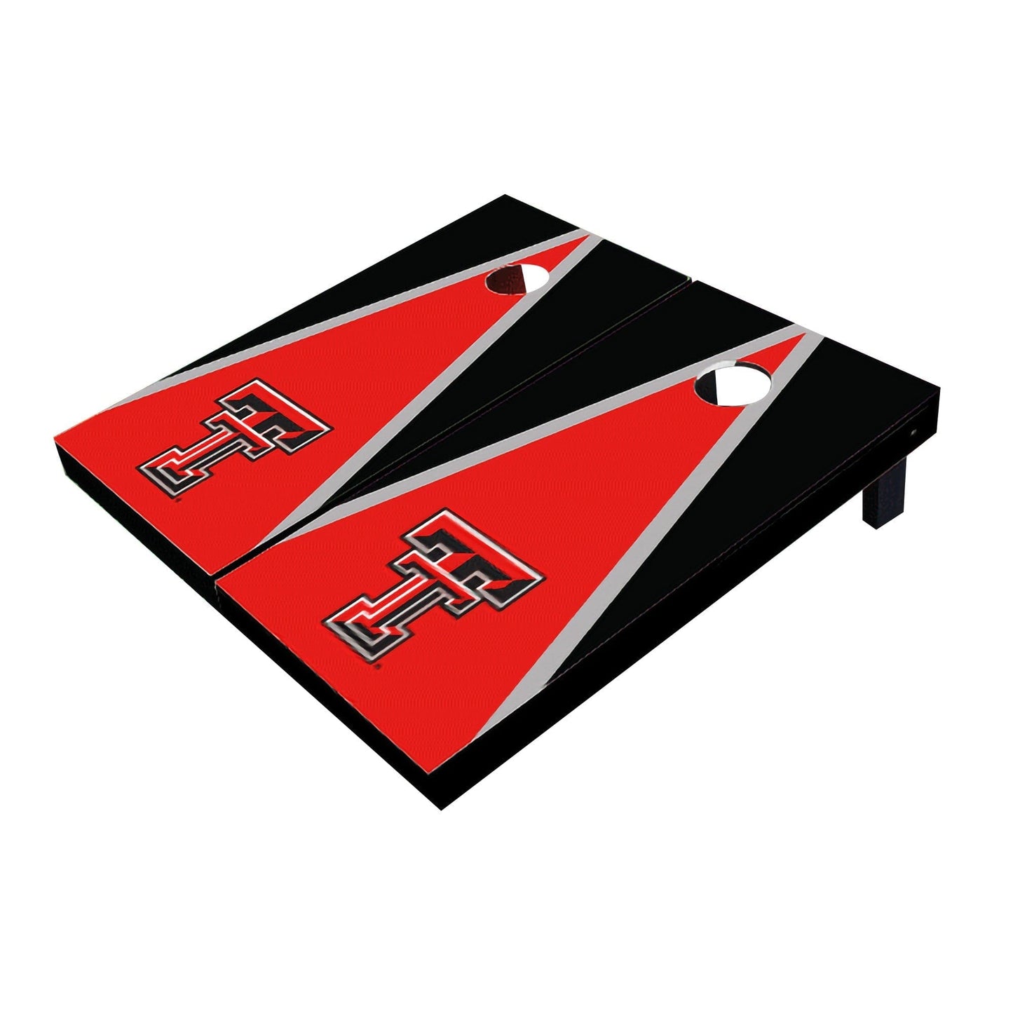 Texas Tech Red Raiders Red And Black Matching Triangle All-Weather Cornhole Boards