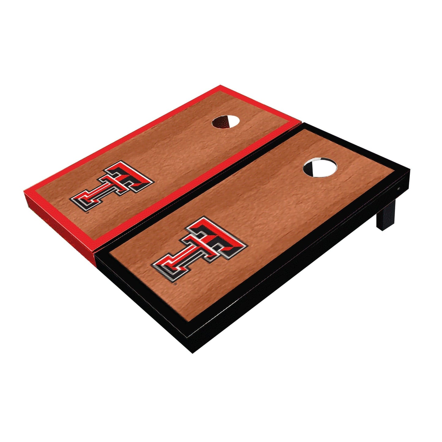 Texas Tech Red Raiders Rosewood Alternating Border All-Weather Cornhole Boards