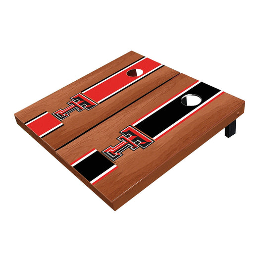 Texas Tech Red Raiders Rosewood Alternating Long Stripe Cornhole Boards
