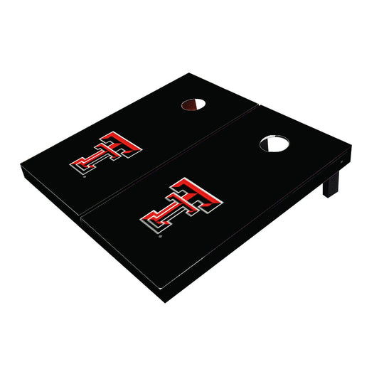 Texas Tech Red Raiders Black Matching Solid Cornhole Boards