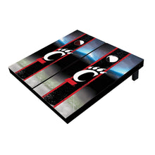 Cincinnati Bearcats Field Long Stripe Matching Black All-Weather Cornhole Boards

