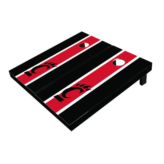 Cincinnati Bearcats Red And Black Matching Long Stripe All-Weather Cornhole Boards
