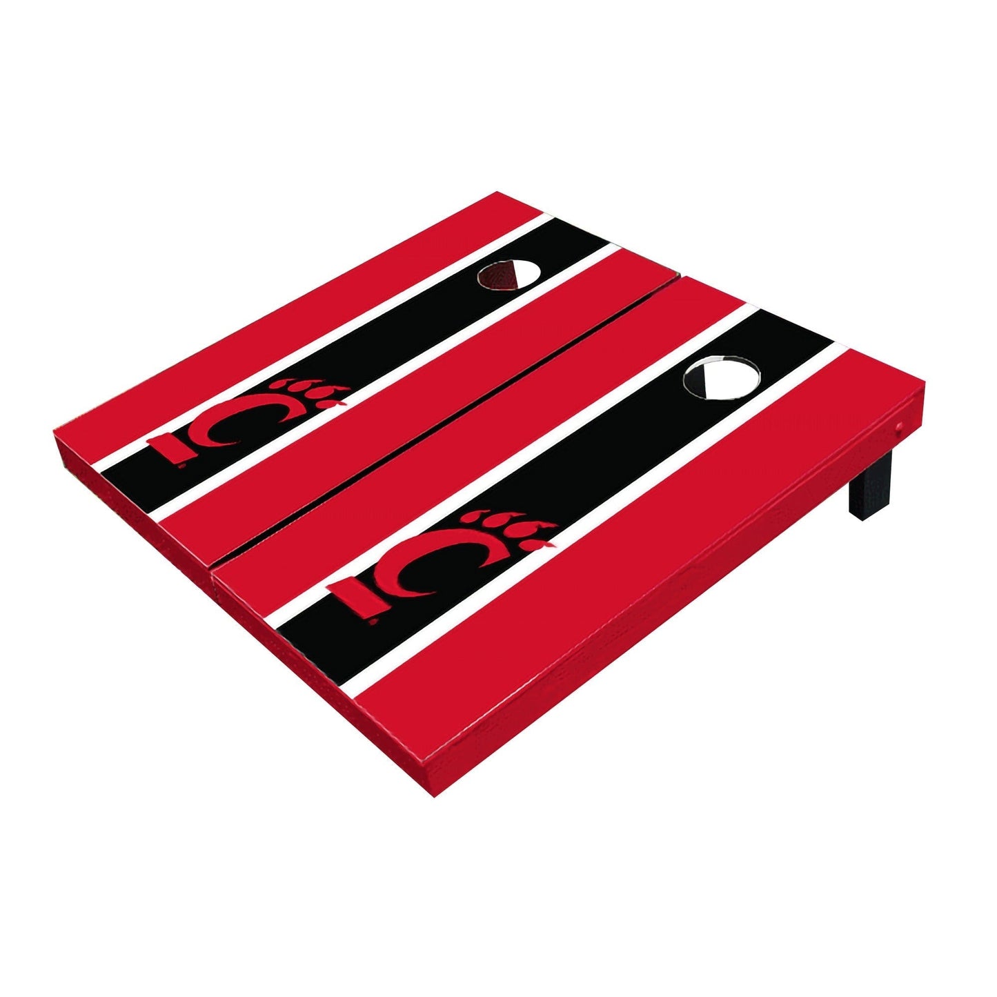 Cincinnati Bearcats Black And Red Matching Long Stripe All-Weather Cornhole Boards