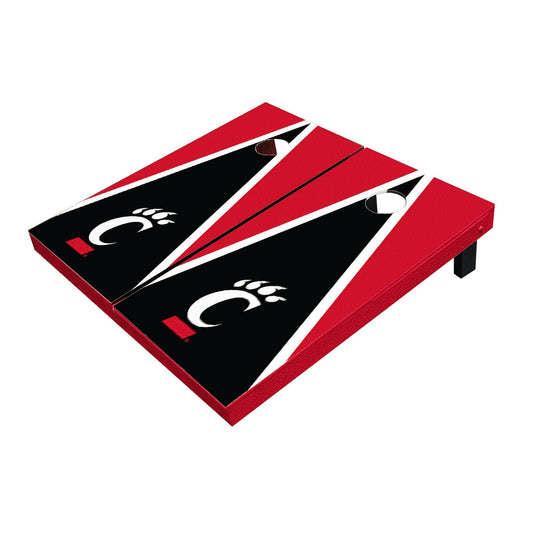 Cincinnati Bearcats Black And Red Matching Triangle All-Weather Cornhole Boards