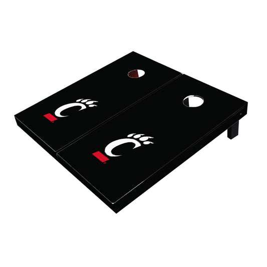 Cincinnati Bearcats Black Matching Solid Cornhole Boards