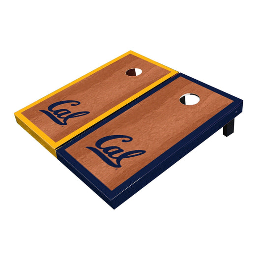 UC Berkeley Golden Bears Rosewood Alternating Border All-Weather Cornhole Boards