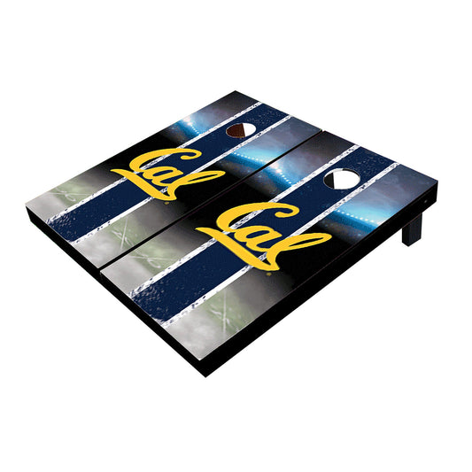 UC Berkeley Golden Bears Field Long Stripe Matching Navy Cornhole Boards