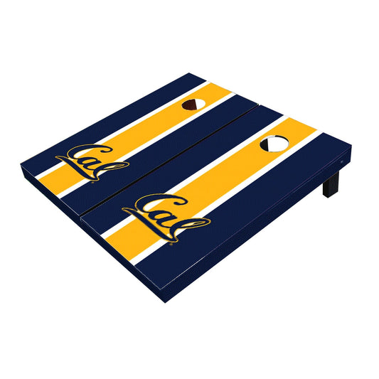 UC Berkeley Golden Bears Yellow And Navy Matching Long Stripe All-Weather Cornhole Boards