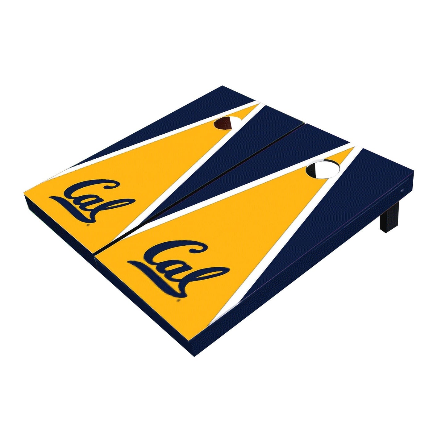 UC Berkeley Golden Bears Yellow And Navy Matching Triangle All-Weather Cornhole Boards