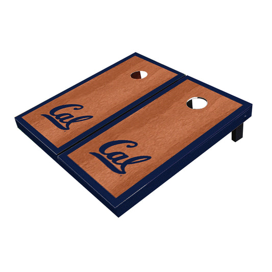 UC Berkeley Golden Bears Navy Rosewood Matching Borders Cornhole Boards