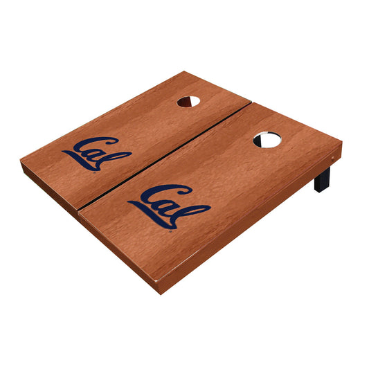UC Berkeley Golden Bears Solid Rosewood Cornhole Boards