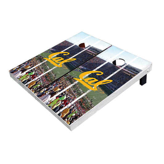 UC Berkeley Golden Bears Stadium Long Stripe All-Weather Cornhole Boards