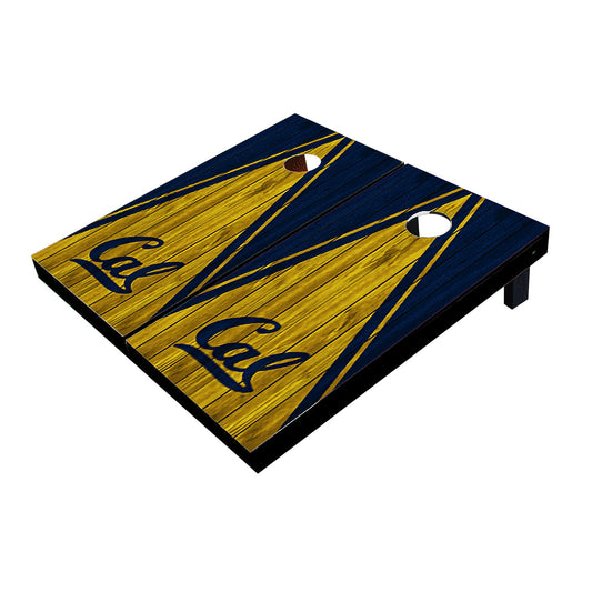 UC Berkeley Golden Bears Yellow And Navy Matching Triangle Cornhole Boards