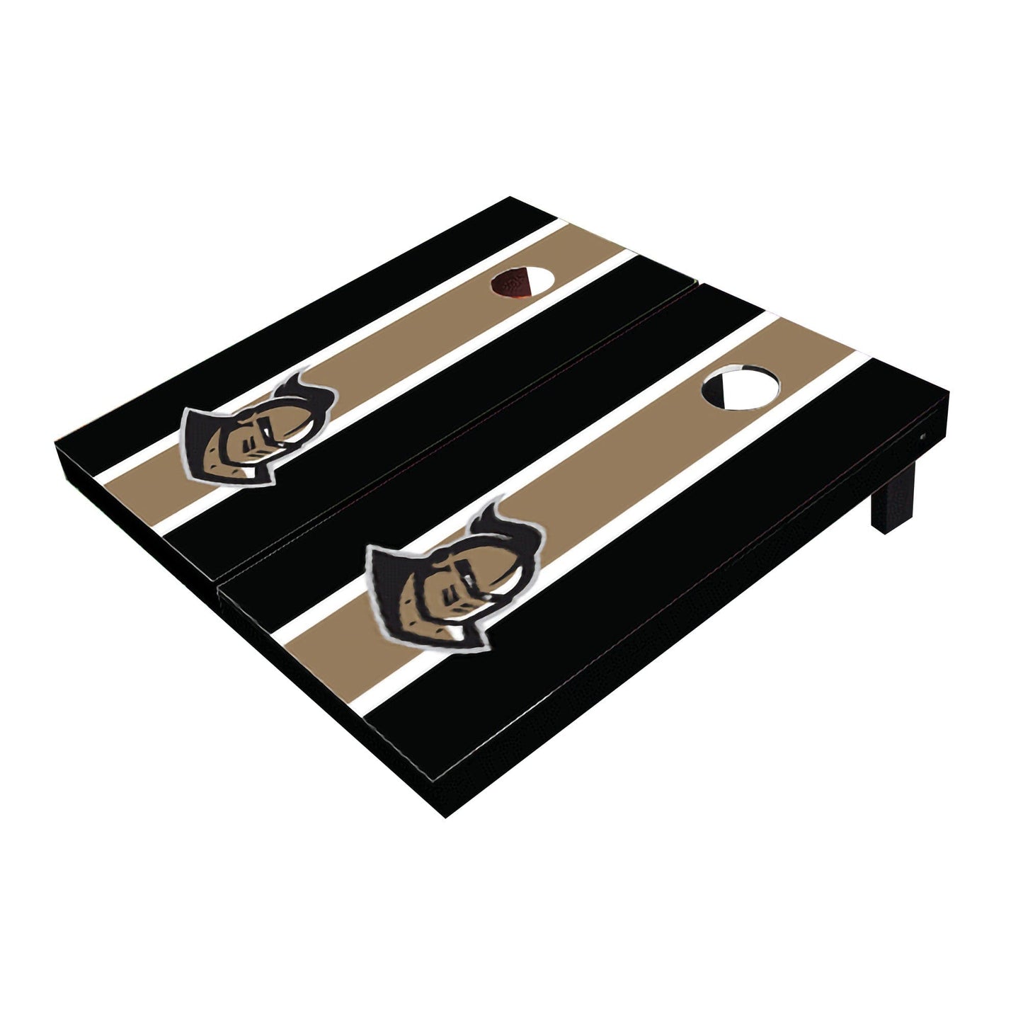 Central Florida UCF Golden Knights "Knightro" Gold And Black Matching Long Stripe All-Weather Cornhole Boards