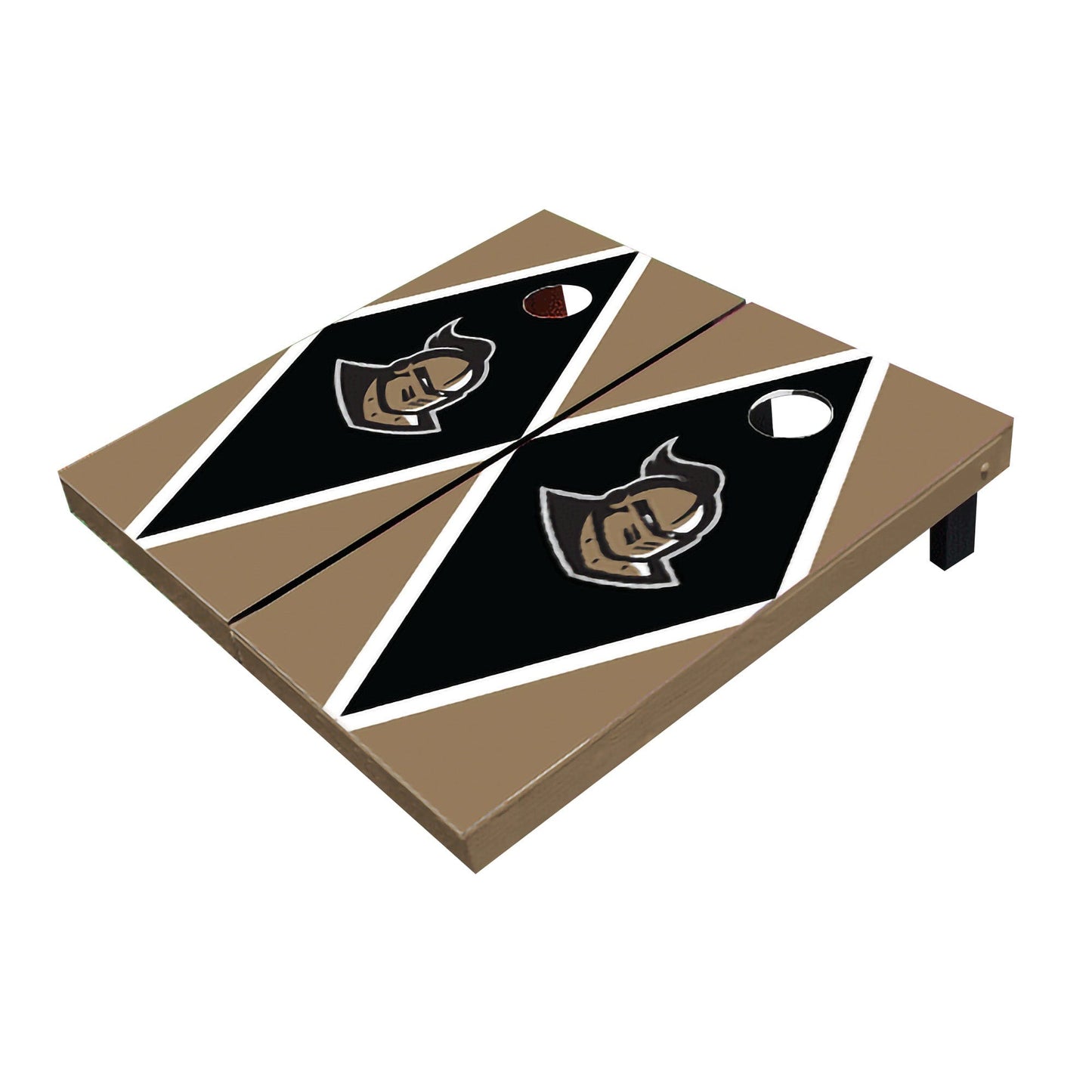 Central Florida UCF Golden Knights "Knightro" Black And Gold Matching Diamond All-Weather Cornhole Boards