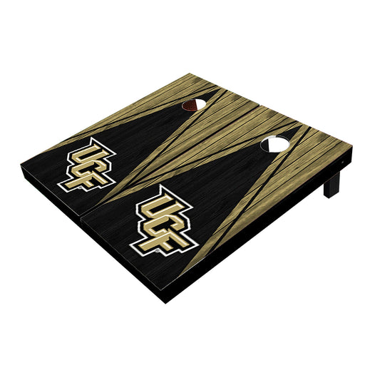 Central Florida UCF Golden Knights Black and Gold Matching Triangle Cornhole Boards