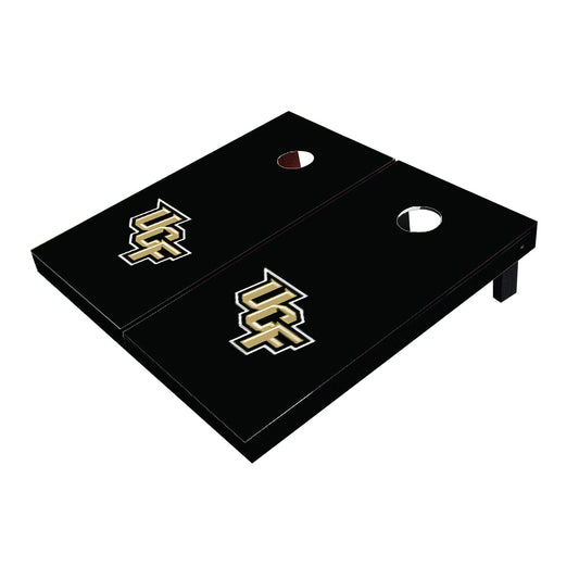 Central Florida UCF Golden Knights Black Matching Solid Cornhole Boards