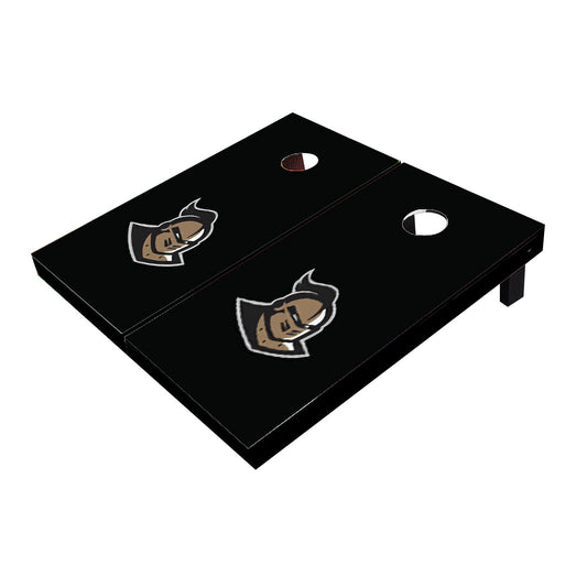 Central Florida UCF Golden Knights "Knightro" Black Matching Solid Cornhole Boards