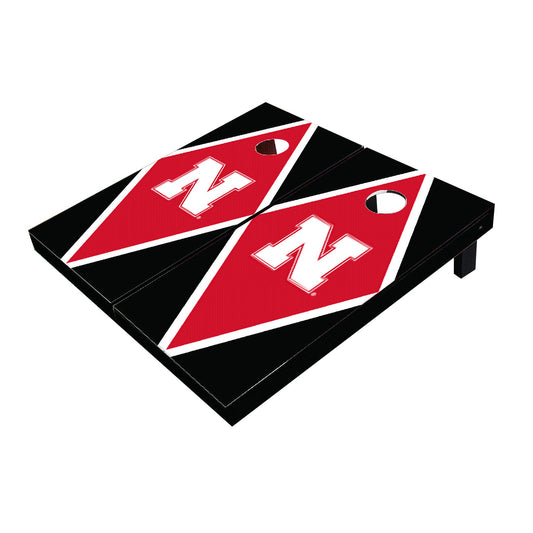 Nebraska Cornhuskers Red and Black Matching Diamond Cornhole Boards