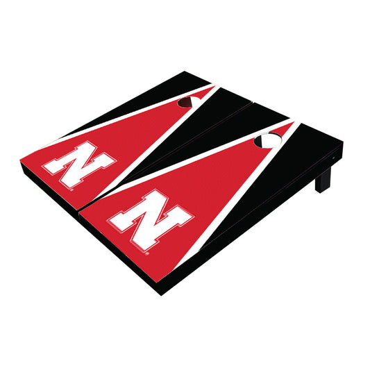 Nebraska Cornhuskers Red And Black Matching Triangle Cornhole Boards
