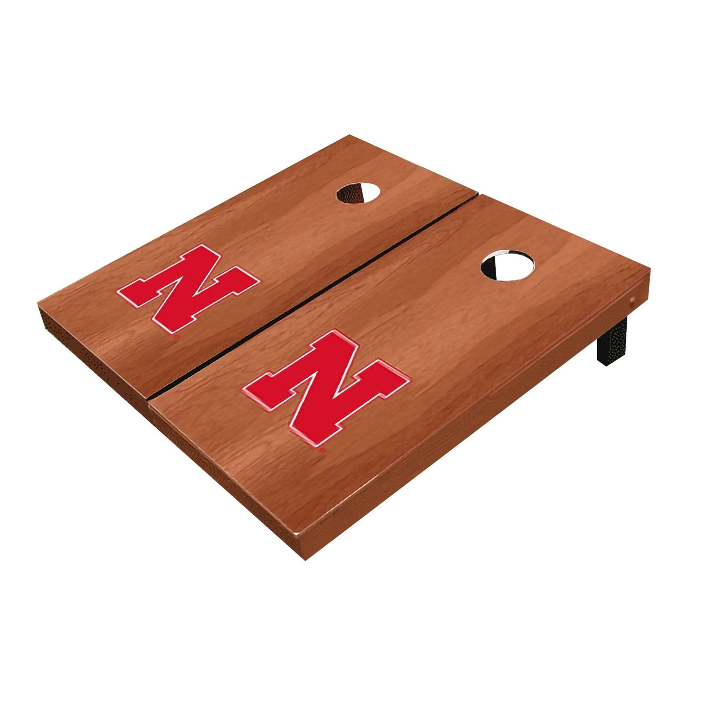 Nebraska Cornhuskers Solid Rosewood All-Weather Cornhole Boards