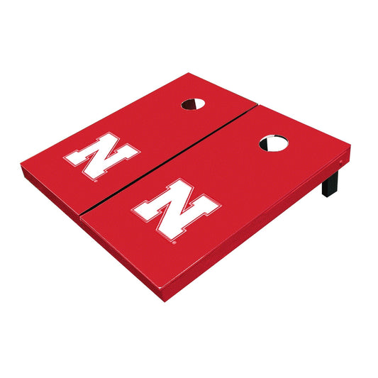 Nebraska Cornhuskers Red Matching All-Weather Cornhole Boards